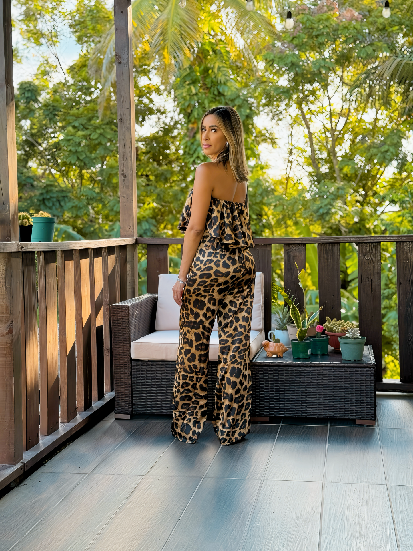 Leopard jumpsuit