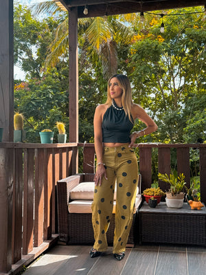 Dot Barrel pant